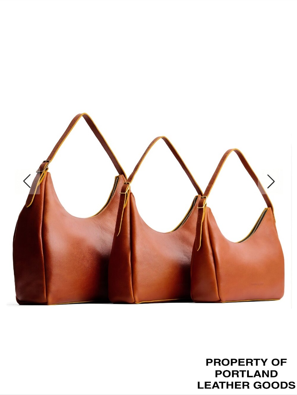 Portland Leather - Brand New Orchid Oversized Aspen Shoulder Bag - Picture 6 of 6